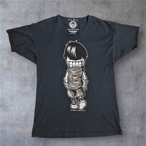 CALAVERITAS Zara Black Graphic Tee, men's Medium , NWOT